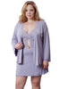 Women's Plus Size Microfiber Short Wrap Jacket #3056X