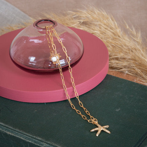 Starfish Necklace 18"/20" - WA1