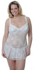 Women's Plus Size All Over Lace Underwire Teddy #1075X
