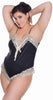 Women's Plus Size Silky Matte Satin Teddy Romper #1089X