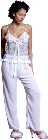 Women's Chiffon Camisole Pajama Set #2015