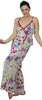 Women's Plus Size Printed Georgette Embroideried Camisole Pajama Set #2045X