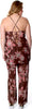 Women's Plus Size Printed Chiffon 3-Pieces Baby Doll Pajama Set #2080X