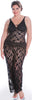 Women's Plus Size Stretch Lace Camisole Pajama Set #2107X