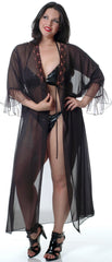 Women's Plus Size Chiffon Long Robe  #3015X