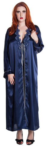 Women's Charmeuse Long Robe #3037/x