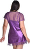 Women's Plus Size Fishnet Short Jacket  #3066X