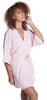 Women's  Short Kimono Wrap Robe #3080/X (S/M-3X/4X)