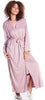 Women's Knitted Lacey Long Kimono Wrap Robe #3083/X/XX