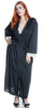 Women's Knitted Lacey Long Kimono Wrap Robe #3083/X/XX
