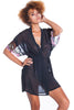 Women's Chiffon Short wrap Robe and G-String Set #3099