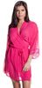 Women's Chiffon Short wrap Robe and hipster Set #3100
