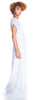 Women's Bridal Chiffon Long Wrap Robe #3109/X