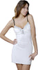 Women's Plus Size Microfibre Chemise with Lace #4055x (1x-3x)