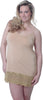 Women's Plus Size Microfibre Chemise/Slip with Lace #4073x (1x-3x)