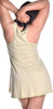 Women's Plus Size Cotton Chemise with Lace #4074x (1x-3x)