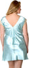 Women's Plus Size Silky Chemise with Lace #4088X (1x-6x)