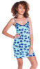 Women's Print Knitted Lace Chemise #4125/X/XX