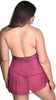 Women's Plus Size Mesh Babydoll with G-String #5196x