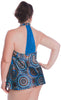 Women's Plus Size Printed Charmeuse Babydoll with G-string #5219x (1x-3x)