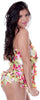 Women's Plus Size Printed Charmeuse Babydoll with Hipster Panty #5234x (1x-3x)