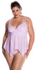 Women's Plus Size Mesh Babydoll with G-String #5257x (1x-6x)