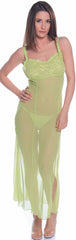 Women's Bridal Chiffon & Lace Nightgown #6058