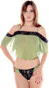 Women's Plus Size Chiffon Camisole Thong Set #7081x