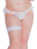 Women's Bridal Open Crotch Mesh Thong # B304B/X