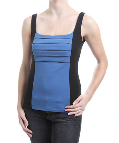 Blue Canoe Organic Fan Tank C727, Twilight/Black, M
