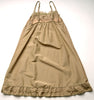 Blush Lingerie Silk Cotton Chemise 0220048, Khaki, Small