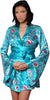 Women's Geisha Costume Short Kimono Robe #C076/X (S/M-3X/4X)