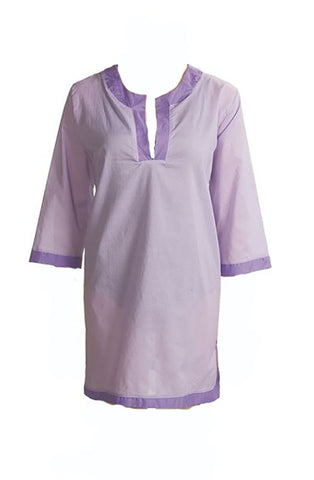 Isaac Mizrahi Live Tunic Cover-Up 913, Purple, Size M