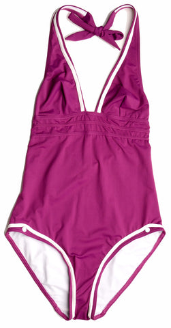 Huit One Piece Swimsuit 105, Cranberry, S