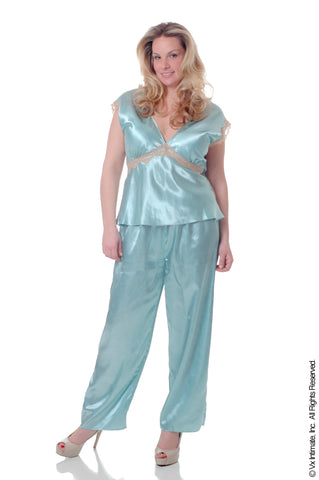 Women's Plus SizeCharmeuse Camisole Pajama Set #2083X