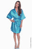 Women's Silky Classic Short Kimono Robe #3028