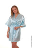 Women's Silky Classic Short Kimono Robe #3028