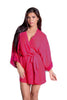 Women's Chiffon Short wrap Robe and G-string Set #3101