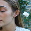 Shooting Star Triple Earrings in Solid Sterling Silver - EAQ20S