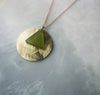 Green Triangle Necklace - BYB01