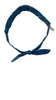 HA5A-I - Fabric Tie Front Headband