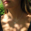 V Geometric Necklace in Silver - NLL05S
