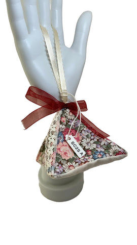 SC25A-F - Triangle 3D Shape Fabric Sachet