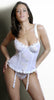 Women's Mesh Bustier and G-String 2 Piece Set #1011