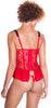 Women's Open Cups Lace Bustier and G-String 2 Piece Set #1076