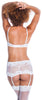 Women's Lace Bra with Garter Belt and G-String 3 Piece Set #1077