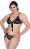 Women's Plus Size Heart Mesh Bra and G-String Set #1090X