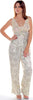 Women's Printed Charmeuse Camisole Pajama Set #2053