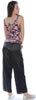 Women's Printed Charmeuse Camisole Pajama Pant Set #2065