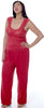 Women's Lace and Polar Fleece Camisole Pajama Pant Set #2071a/x
